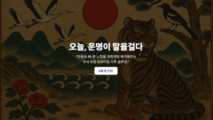 AI 사주 서비스